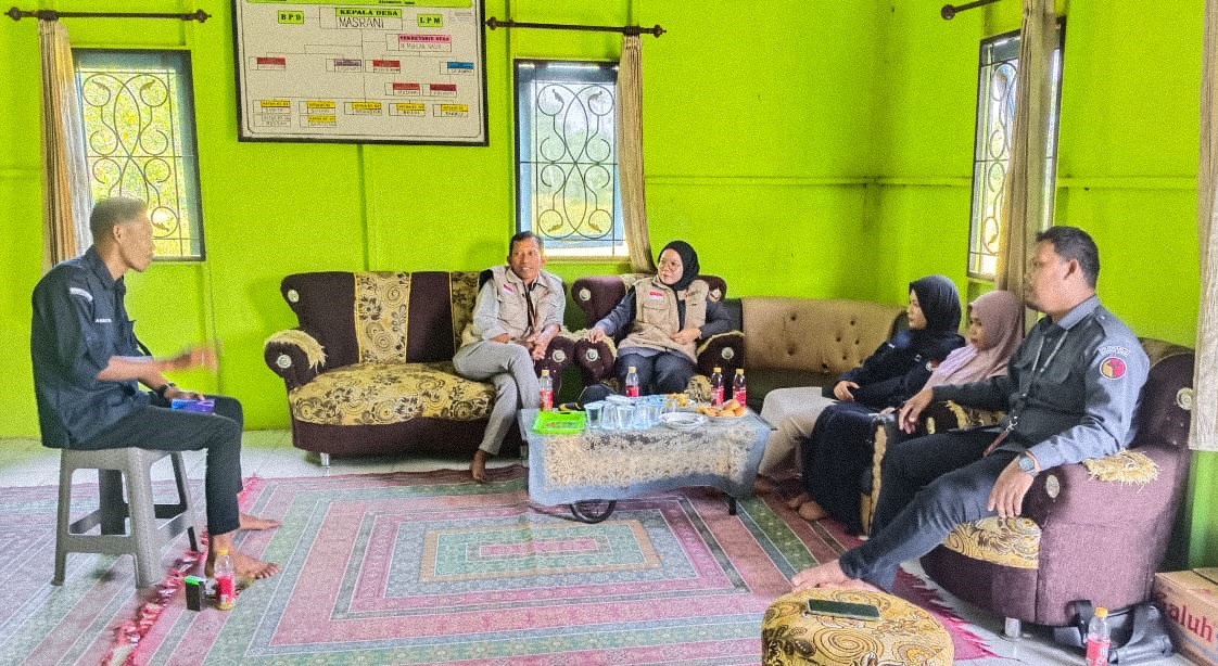 Panwaslu Kecamatan Tamban Pantau Pembentukan Posko DPTb di 4 Desa